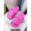 Cheap Sale Balenciaga Chunky Slide Sandals in Fuchsia rubber