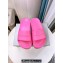 Cheap Sale Balenciaga Chunky Slide Sandals in Fuchsia rubber