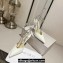 Jimmy Choo Heel 10cm Saeda 100 Pumps Patent Leather White with Crystal Embellishment 2024