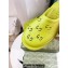 Cheap Sale Gucci perforated GG rubber platform slip-on sandals Limi Green