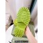 Cheap Sale Gucci perforated GG rubber platform slip-on sandals Limi Green