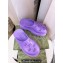 Cheap Sale Gucci perforated GG rubber platform slip-on sandals Purple