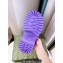 Cheap Sale Gucci perforated GG rubber platform slip-on sandals Purple