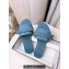 Cheap Sale Dior Dio(r)evolution Slides in Cannage PVC Blue