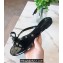 Cheap Sale Valentino Rubber Rockstud Thong PVC Flip Flops with Bow Black