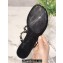Cheap Sale Valentino Rubber Rockstud Thong Flat Sandals Black
