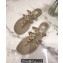 Cheap Sale Valentino Rubber Rockstud Thong Flat Sandals Nude