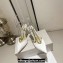 Jimmy Choo Heel 10cm Saeda 100 Pumps Satin White with Crystal Embellishment 2024