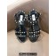 Cheap Sale Valentino Rubber Rockstud Flat Sandals Black