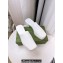 Cheap Sale Gucci Heel 5.5cm Platform 2.5cm Embossed Logo Rubber Mules White