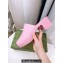 Cheap Sale Gucci Heel 5.5cm Platform 2.5cm Embossed Logo Rubber Mules Pink