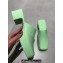 Cheap Sale Gucci Heel 5.5cm Platform 2.5cm Embossed Logo Rubber Mules Green