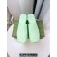 Cheap Sale Gucci Heel 5.5cm Platform 2.5cm Embossed Logo Rubber Mules Green