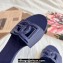 Cheap Sale Dolce & Gabbana Rubber beachwear sliders Dark Blue