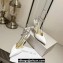 Jimmy Choo Heel 10cm Saeda 100 Pumps Satin White with Crystal Embellishment 2024