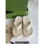 Cheap Sale Gucci thong platform rubber sandals 746334 White