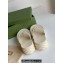 Cheap Sale Gucci thong platform rubber sandals 746334 White