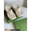 Cheap Sale Gucci thong platform rubber sandals 746334 White
