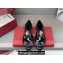 Cheap Sale Ferragamo rubber Jelly ballet flats Black with Vara Bow