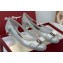 Cheap Sale Ferragamo rubber Jelly ballet flats Silver with Vara Bow