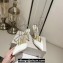 Jimmy Choo Heel 10cm Saeda 100 Pumps Satin White with Crystal Embellishment 2024