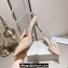 Jimmy Choo Heel 8.5cm Saeda 85 Pumps Patent Leather Nude with Crystal Embellishment 2024