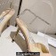Jimmy Choo Heel 8.5cm Saeda 85 Pumps Patent Leather Nude with Crystal Embellishment 2024