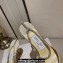 Jimmy Choo Heel 8.5cm Saeda 85 Pumps Glitter Gold with Crystal Embellishment 2024