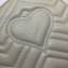Gucci GG Marmont Mini Round Shoulder Bag 550154 Leather White