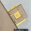 Fendi Medium Baguette Dove gray crocodile leather bag