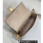 Fendi Medium Baguette Dove gray crocodile leather bag