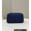 Fendi Medium Baguette Chain Midi FF bag Denim Blue