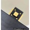 Fendi Medium Baguette Black crocodile leather bag