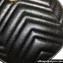 Gucci GG Marmont Mini Round Shoulder Bag 550154 Leather Black