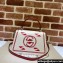Gucci Small Dionysus top handle bag 739496 Leather White