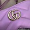 Gucci GG Marmont Small shoulder Camera Bag 447632 iridescent quilted chevron leather Pink