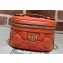 Gucci GG Matelassé top handle mini bag ‎723770 Orange