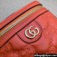 Gucci GG Matelassé top handle mini bag ‎723770 Orange
