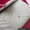 Gucci GG Marmont matelassé mini Bag 474575 leather White with Brass hardware