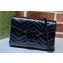 Gucci GG Marmont matelassé mini Bag 474575 leather Black with Brass hardware