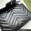 Gucci GG Marmont matelassé mini Bag 474575 leather Black with Brass hardware