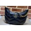 Gucci GG Marmont Small shoulder bag 777263 chevron leather Black