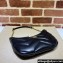 Gucci GG Marmont Small shoulder bag 777263 chevron leather Black