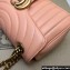 Gucci GG Marmont Small shoulder bag 443497 Leather Peach