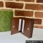 Gucci GG Matelassé card case Wallet 723786 in Brown leather