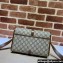 Gucci GG messenger bag with Interlocking G 745679 Beige