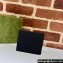 Gucci GG rubber-effect Bi-fold wallet 771309 in Black leather