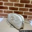 Gucci GG Marmont Small shoulder Camera Bag 447632 leather White with Brass hardware