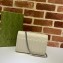 Gucci GG Marmont matelassé mini Bag 474575 leather White with Antique silver-toned hardware