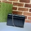 Gucci GG Marmont matelassé mini Bag 474575 leather Black with Antique silver-toned hardware
